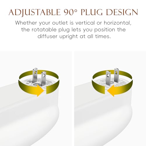 Plug in Scent Diffuser, OliveTech Waterless Essential Oil Diffuser, Cover Up to 500 Sq. Ft., Hotel Collection Diffuser, Ar...
