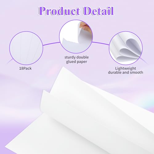 Joyberg 18Pack Poster Board, 11in x 14in White Poster Boards, Posterboard, Poster Board Paper for Crafts, DIY, Drawing