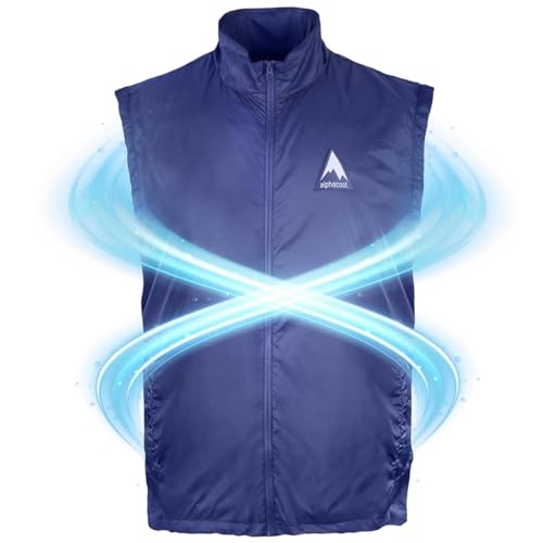 AlphaCool Cooling Fan Vest with 2 Fans for Men & Women – Personal Wearable Air Conditioner