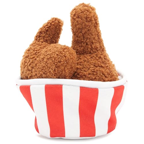 Barkbox 2 in 1 Interactive Plush Dog Toy - Rip and Reveal Toy for Dogs and Puppies - Stimulating Squeaky Pet Toys | Bucket...