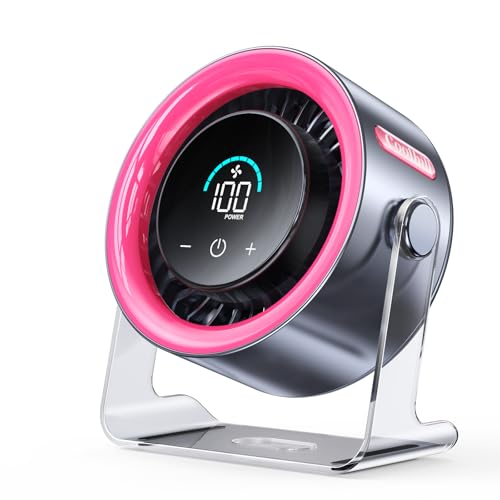 Coolhill Handheld Portable Fan with Ice Cooler: 100-Speed 5500mAh Rechargeable Handheld Fan, 12H Time Hand Cooling Persona...