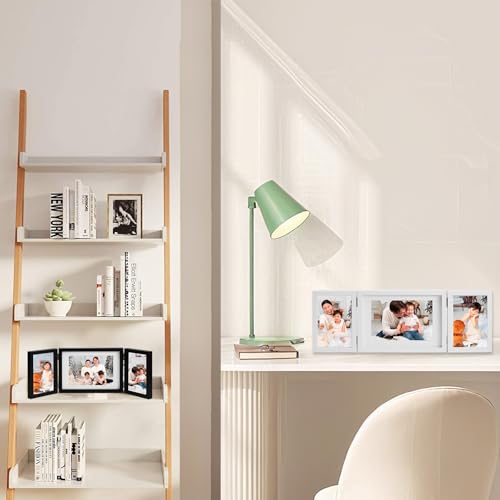 RIVERVALLA Black Picture Frame 4x6 3 Photo Frames Multiple Pictures Collage for 4x6 5x7 Picture Photo Display Desktop Deco...
