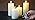 Girimax White Ribbed Flameless Pillar Candles with Remote, Flickering LED Wax Candles Battery Operated Set of 2