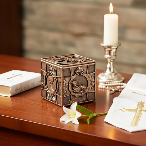 Confirmation Collection Keepsake Box, Ideas Confirmation Gifts for Teenage Boys Girls, Religious First Holy Communion Gif...