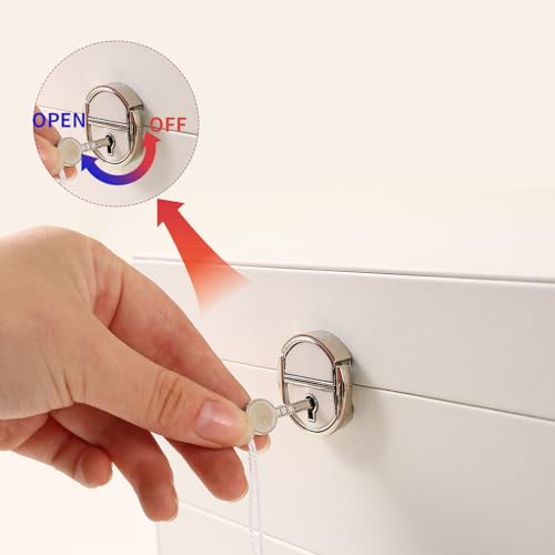 BOOVO Earring Jewelry Box For Women Girl Stud Organizer, 5 Layers Girl Jewelry Organizer Box With Lock Earring Holder Orga...