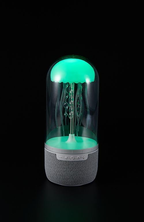 Wireless Express Jellyfish Mood Lamp with Bluetooth Speaker, Color Changing LED, Floating Jellyfish, Volume Control