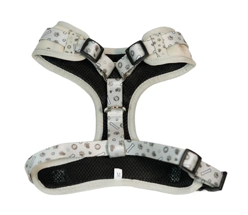 Haminway No-Pull Dog Harness for Medium Dogs – Reflective, Breathable Vest with Adjustable Chest & Neck Straps – Easy to W...