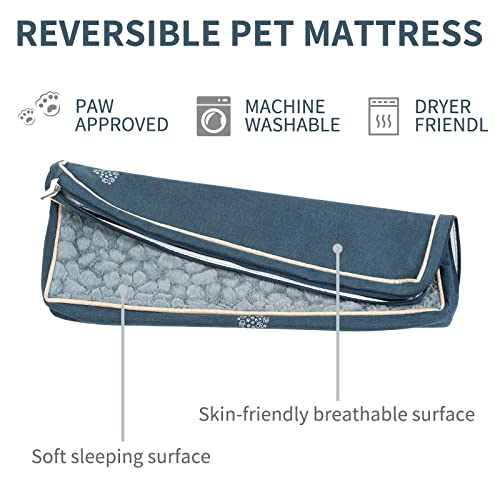 VANKEAN Waterproof Dog Pad Bed Mat Reversible (Warm&Cool), Removable Washable Cover & Waterproof Inner Lining, Pet Mattres...