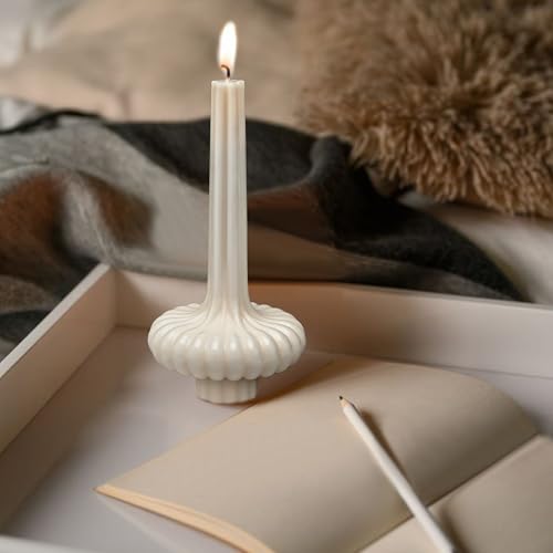 Pumpkin Base Candle Beautiful Scented Pillar Candle Soy Wax Candle Handmade Aesthetic Candles Elegant for Housewarming Gif...