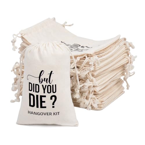 gobyhumm 10 Premium Organic Muslin Drawstring Bags 4x6 - Wedding Party Favor Set for Bachelorette Hangover Kits & Holiday ...
