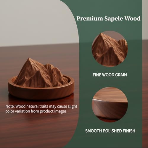 Nythriel 2 Pcs Essential Oil Diffuser for Car, Small Essential Oils Aromatherapy Diffusers Wood, Mini Portable Natural Boh...