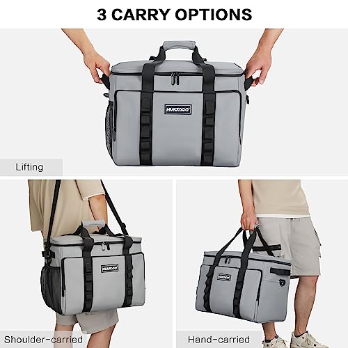 Soft Insulated Cooler Bag Collapsible Large Travel Coolers Soft Sided Coolers Ice Chest, Leakproof, Waterproof