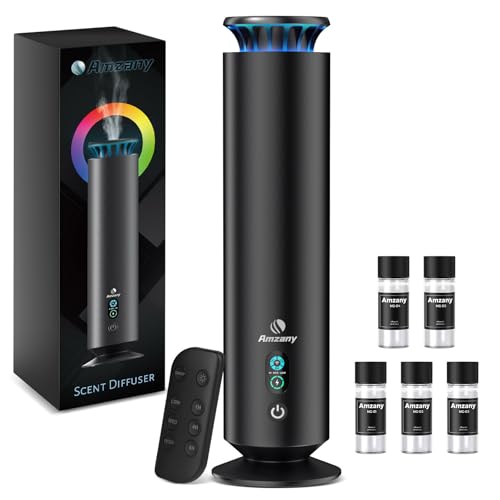 Waterless Scent Diffuser Kit,Scent Diffuser with 7 Lights and Breathing Lights Modes,Max Coverage 2000 sq.ft.Home,Offices,...