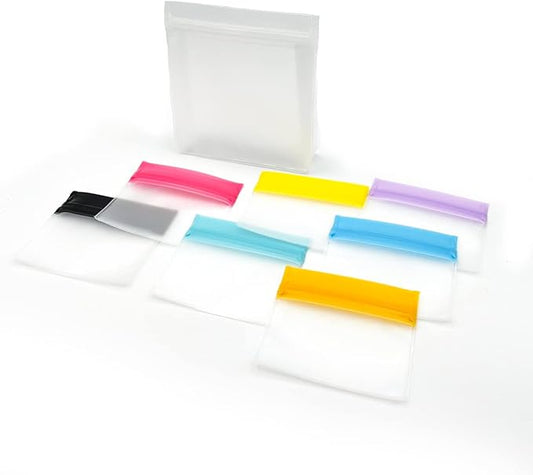 EZY DOSE Reusable 7-Day Pill Pouch Set, Durable Multi-Purpose Travel-Sized Containers, Includes Colors for Easy Identifica...