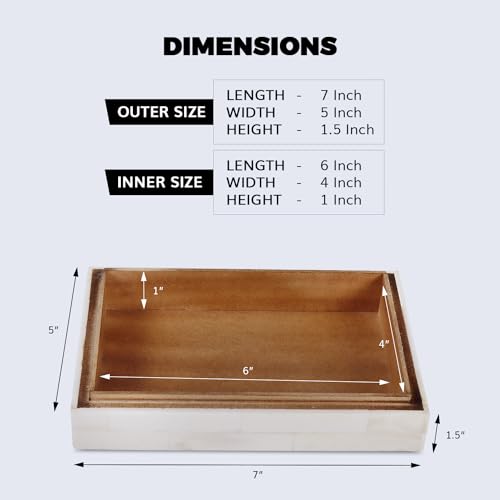 Handicrafts Home Handmade Classic Pattern Decorative Box - Storage Organizer, Decor Centrepiece, Memory Keepsakes, Home De...