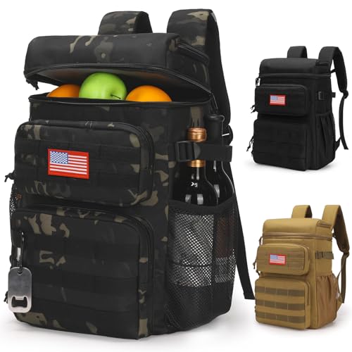 Tactical Backpack Cooler,Soft Lightweight Leakproof Cooler Backpack,Insulated Cooler Bag,Portable Soft Cooler Bag Waterpro...