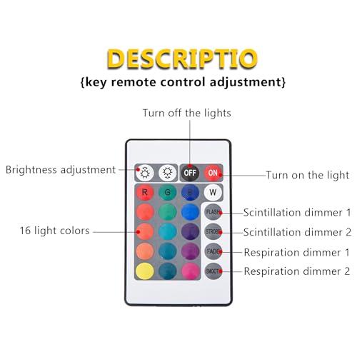 Growalleter Ocean Wave Projector Light, 16-Color LED Cube Lamp with Remote, 3D Water Ripple Projection, Romantic Ambient L...
