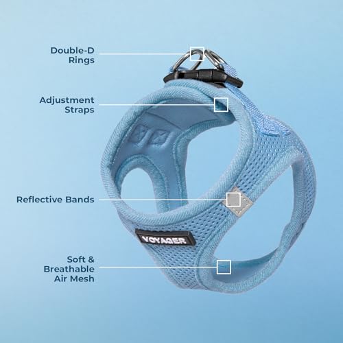 Best Pet Supplies Voyager Step-in Air Harness - All Weather Mesh, Reflective, No Pull Harness for Dogs, Cats - Secure with...
