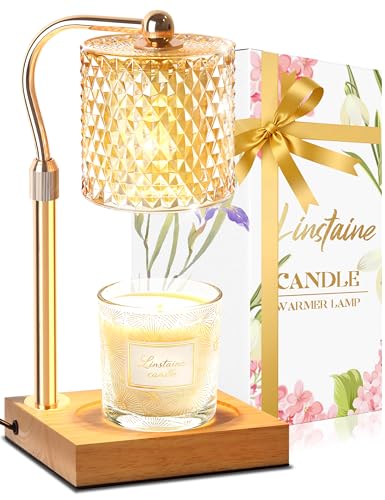Linstaine Candle Warmer Lamp with Timer Dimmer Adjustable Height, Mothers Day Gifts for Mom, Birthday Gifts for Women, Hou...