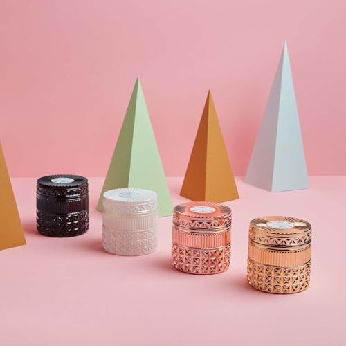 Capri Blue Gilded Muse Faceted Decorative Candle - Scented Candles with Sugared Citrus & Tropical Fruits - Long Lasting So...