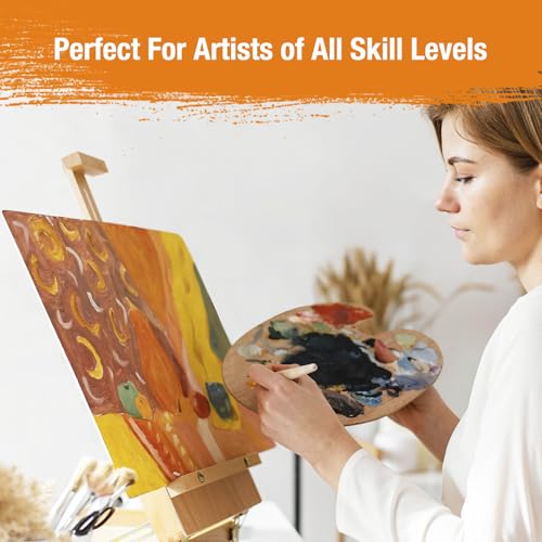 DPDIAN Canvas Boards for Painting 40 Pack, 8 inch x 10 inch Super Value Pack, Artist Canvas Panels for Oil & Acrylic Painting