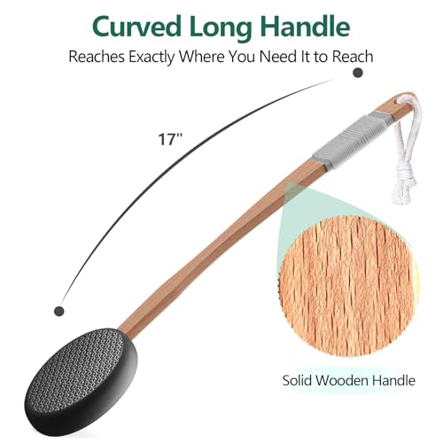 Svarvns Back Lotion Applicator with 4 Replaceable Pads, Lotion Applicator for Back Self Elderly, Women, Cream Medicine App...