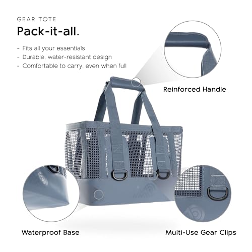 MISSION Boat Gear CASSI Heavy-Duty Outdoor Tote and Waterproof Marine-Grade Mesh Boat Bags