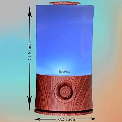 BlueHills Premium 2000 ML XL Essential Oil Diffuser Aromatherapy Humidifier for Large Room Home 40 Hour Run Huge Coverage ...
