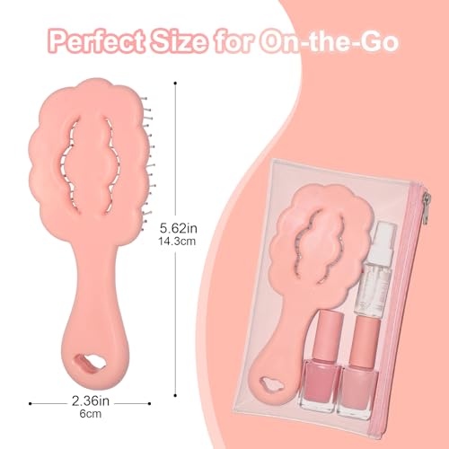 MAEELOU Cloud Shape Small Dog Grooming Brush - Perfect for Shih Tzus, Yorkies, and Maltipoos - Ideal Puppy Hair Brushes fo...