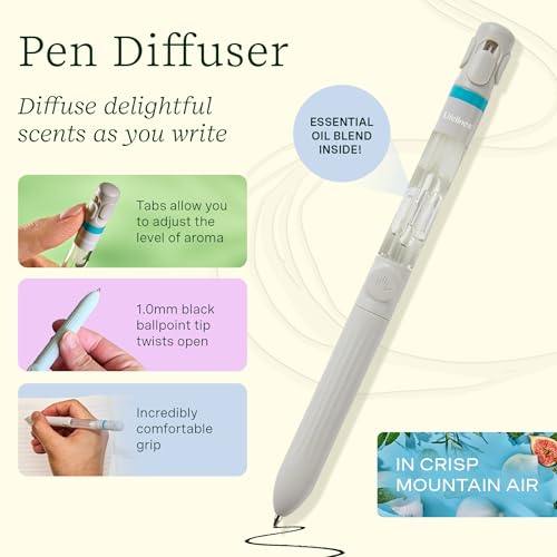 Lifelines Sensory Essentials Travel Set - Includes Everyday Aromatherapy Diffuser, Fidget Grounding Stone, Pen Diffuser & ...