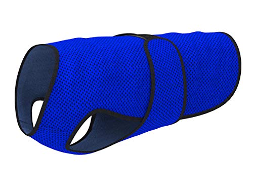 DOGZSTUFF Dog Cooling Vest – Lightweight Evaporative Shirt with UV Protection for Small, Medium, and Large Dogs – Breathab...