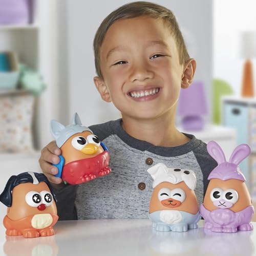 Potato Head Pet-Tato Tots, Pet-Themed Set with 31 Parts and Pieces Plus Rolling Carry Case, Easter Gift for Kids, Toddler ...
