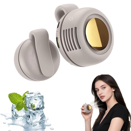 Xing Chen Hai Yang Portable Silent Mini Bladeless Fan Clip On, Adjustable 3 Speeds Suspended, Waist Fans forclip onfan for...