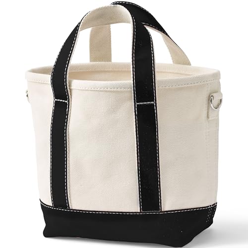 Lands' End Open Top Canvas Tote Bag
