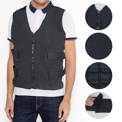 MR.ICE Cooling Vest for Men & Women - Adjustable Ice Vest for Motorcycle, Workers, Sports, Outdoor, Heat Relief
