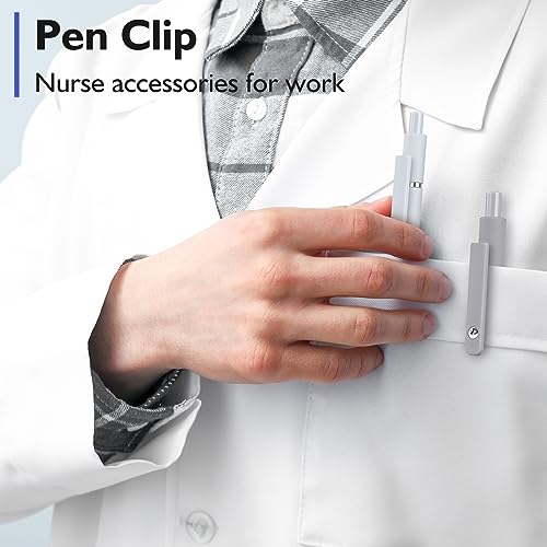 Vanhench 7Pcs 0.5mm Black Ink Gel Pens Fine Point Smooth Writing Quick Dry Pen for Journaling Note Office Desk Nurses Teac...