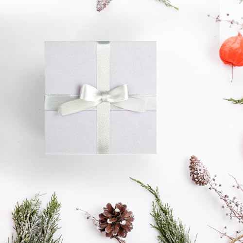 Wtrgas 25 Packs Small Shipping Boxes 8x8x6 Inches, White Corrugated Cardboard Box for Shipping, Packing, Business, DIY