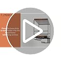 TJ.MOREE 2 Tier Floating Shelf Compatible with Tonal Accessories, T-Bracket Lock Adapters Hanger, Wall Mount Home Gym Stor...