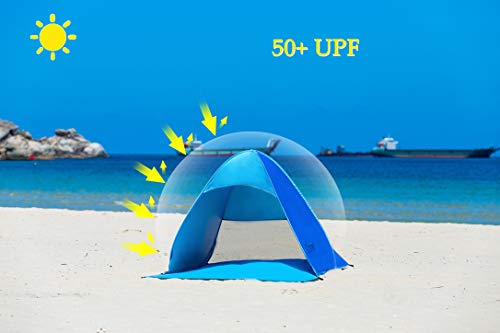 iCorer Automatic Pop Up Instant Portable Outdoors Quick Cabana Beach Tent Sun Shelter