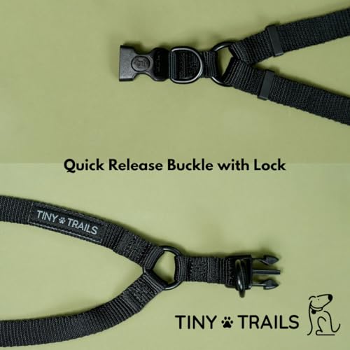 Tiny Trails Step-in Dog Harness for Medium Sized Breeds Adjustable No-Pull Soft Vest, Secure, Lightweight & Comfortable Pr...