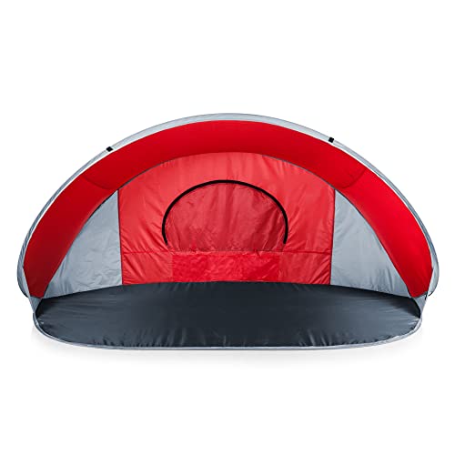 PICNIC TIME NCAA Georgia Tech Yellow Jackets Manta Portable Beach Tent, Pop Up Tent, Beach Sun Shelter Pop Up, (Gray with ...