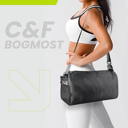 C&F BOGMOST Small Travel Duffel Bag Foldable Waterproof Gym Bag for Gym Beach Swim Bag Men Women Duffle Bag Lightweight Ox...