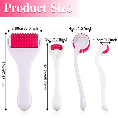 Tondiamo 2 Pcs Muscle Roller Gifts Stick Fascia Body Cellulite Face Muscle Massage Roller Manual Massage Tools for Relief ...