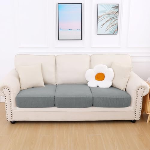 hyha Waterproof Couch Cushion Covers, Stretch Magic Sofa Seat Slipcover, Waterproof Sectional Couch/Sofa Cushion Covers fo...