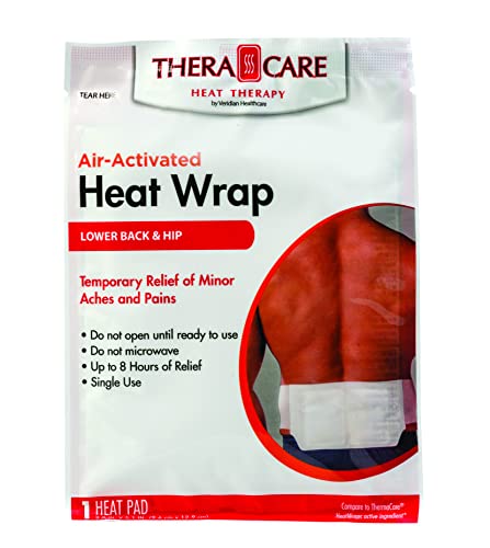 Thera|Care Air-Activated Heat Wrap | Lower Back & Hip| 2-Treatments |Deep, Penetrating Pain Relief