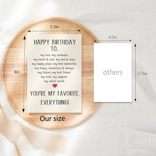 uugtcard Funny Birthday Cards for Men，Unique Birthday Card Gifts for Husband Boyfriend，Happy Birthday Decorations for Him