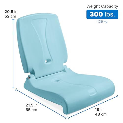 Step2 Folding Flip Seat, Lightweight Portable Outdoor Chair for Poolside, Camping, Beach, Boats, Tailgates, Durable Ground...