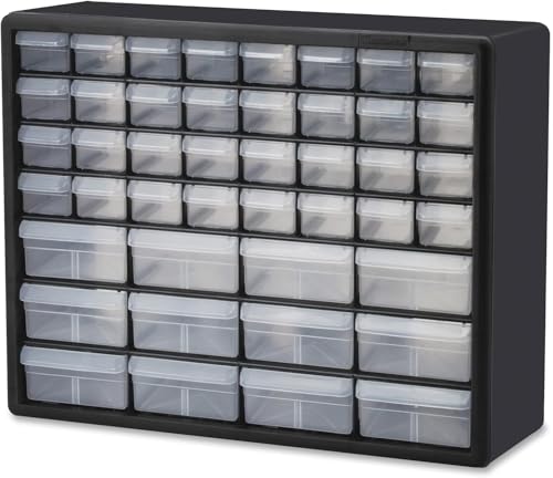 Akro-Mils 44-Drawer Plastic Drawer Storage Cabinet for Garage Organization, Bead Organizer, Building Bricks Storage, Teach...