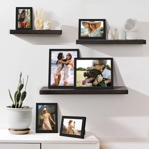 upsimples 10 Pack Picture Frames Collage Wall Decor for Mounting or Tabletop Display, Photo Gallery Frame Set for Family, ...
