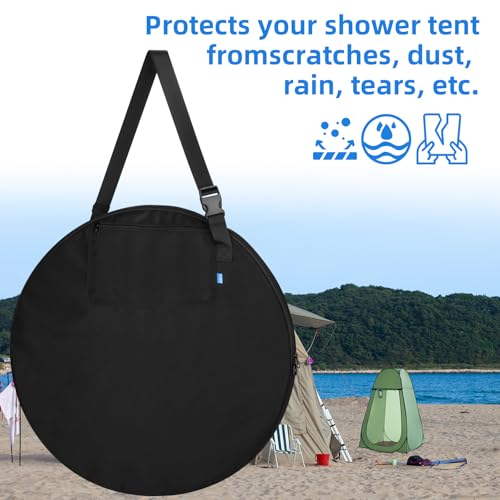 Xxerciz Carry Bag for Pop Up Privacy Shower Tent, Lightweight Replacement Bag with Shoulder Strap Compatible with Portable...